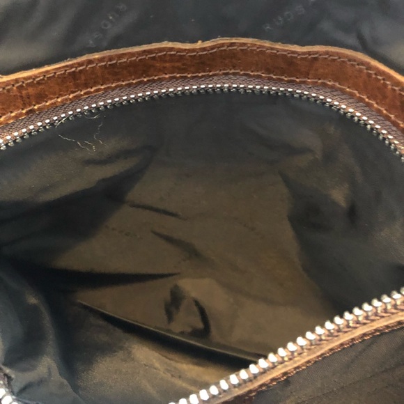 Rudsak Distressed Brown Leather Messenger Bag - Picture 6 of 16